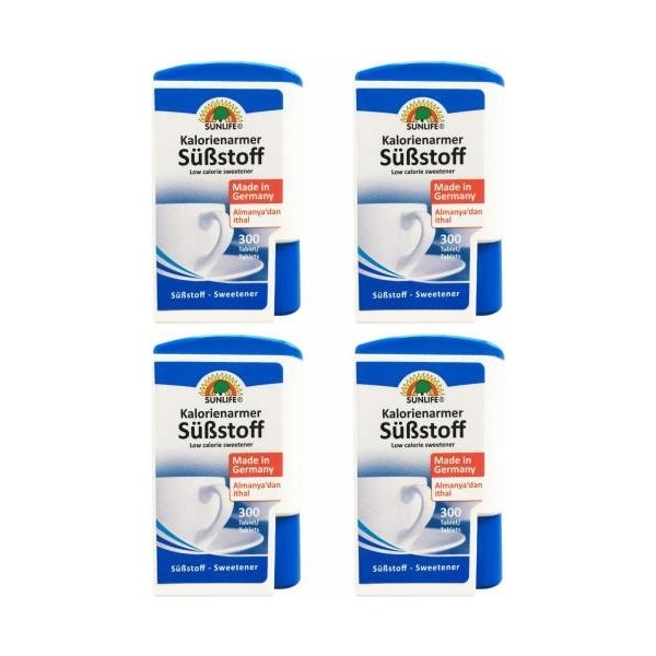 Sunlife Sweetener Tatlandırıcı 300 Tablet 4 Adet Diğer Fiyatı