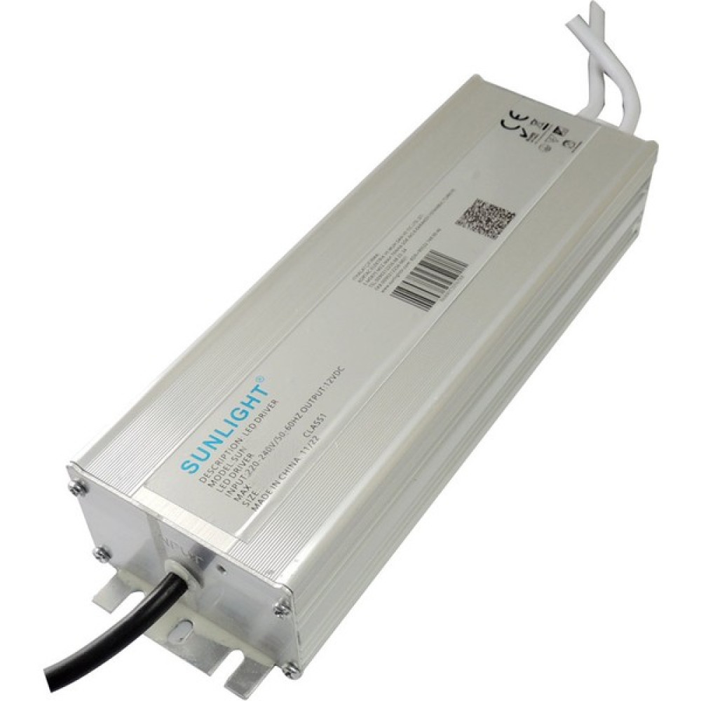 Sunlight Dış Mekan Şerit Led Trafo Adaptör Driver 24V 10 Amper 250 Watt Led Aydınlatmalar Fiyatı