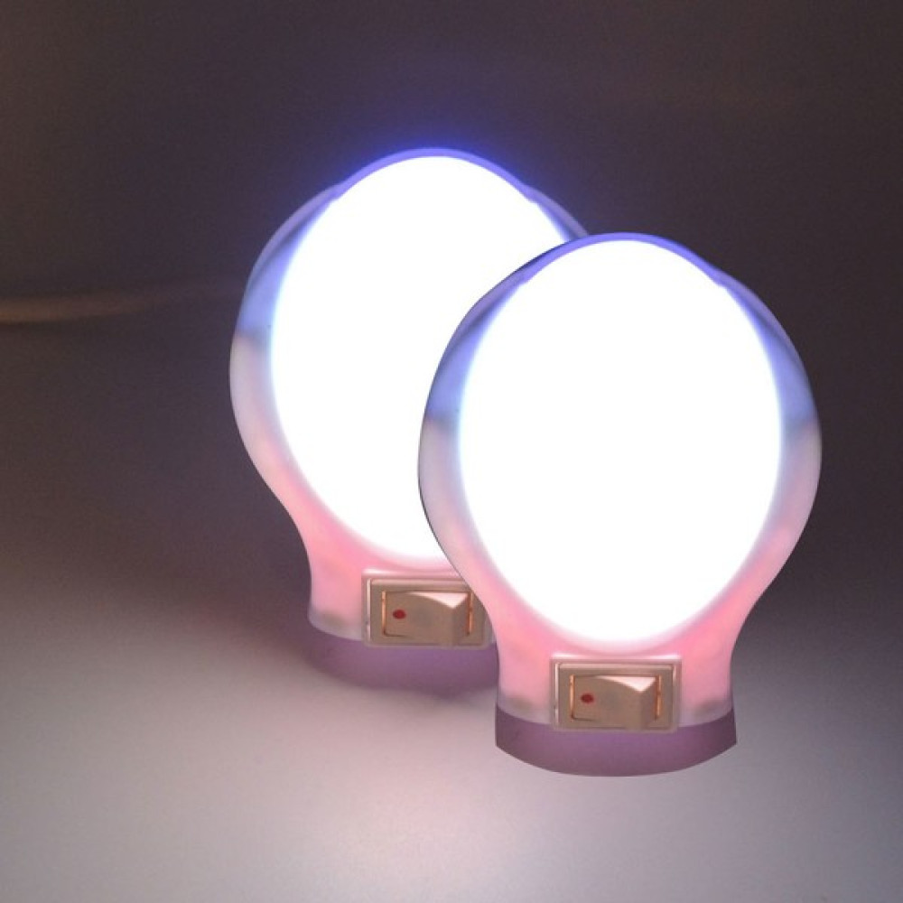 Sunlight Ufo LED Gece Lambası 0,5W Tasarruflu Işıklı Fişli Düğmeli 2 Adet - Renkli Gece Lambası Fiyatı