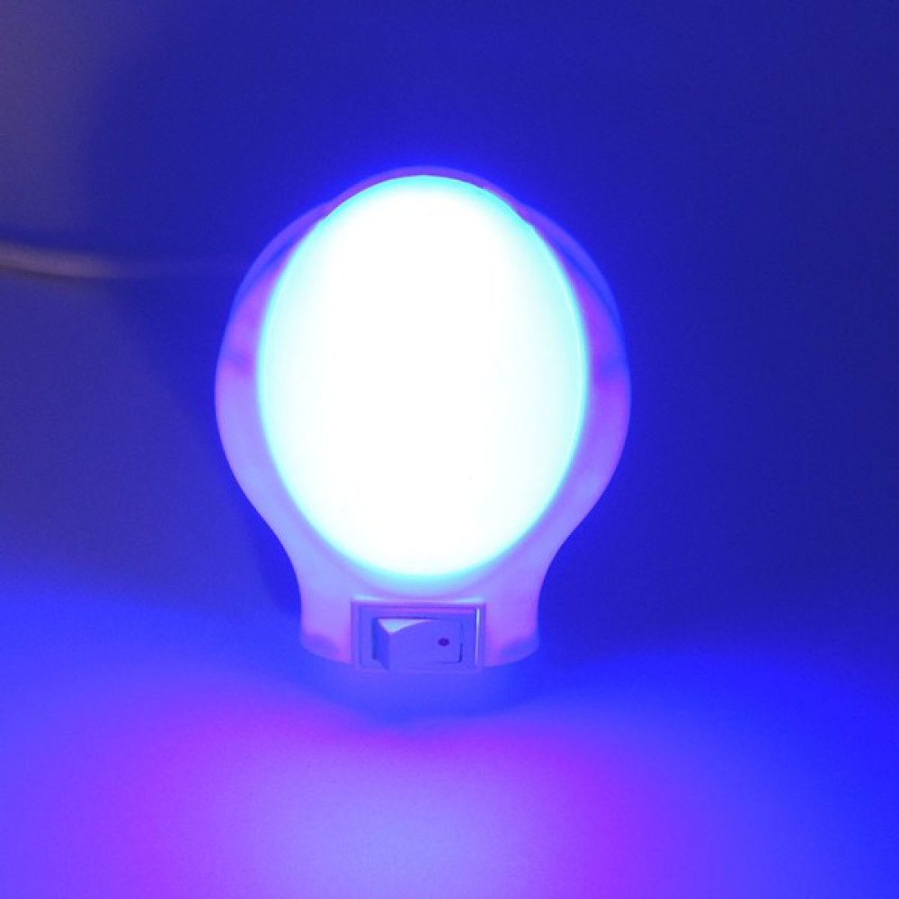 Sunlight Ufo LED Gece Lambası 0,5W Tasarruflu Işıklı Fişli Düğmeli - Mavi Gece Lambası Fiyatı