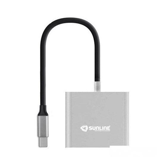 Sunline 170676 USB Type C-USB3.0+HDMI Dönüştürücü