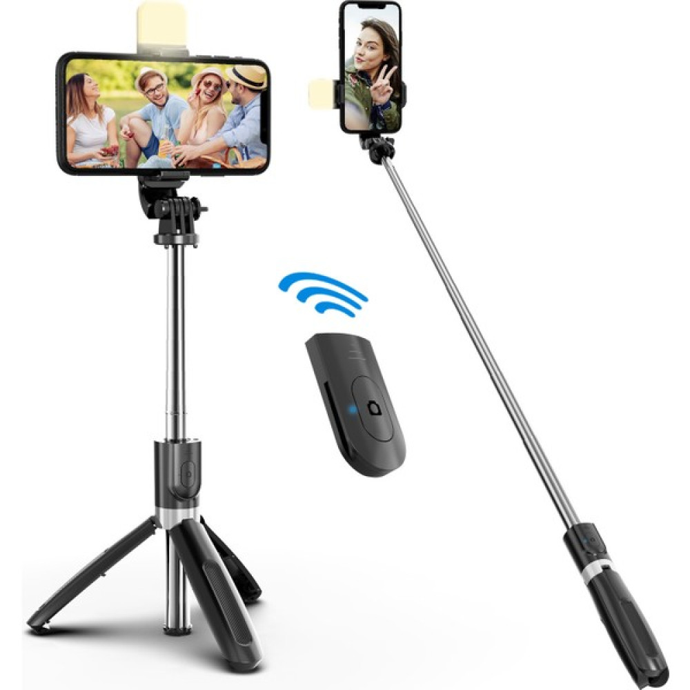 Sunlink Cep Telefonu Güzellik Lambası Mini Tripod Kablosuz Selfie Çubuğu Ile Taşınabilir Bluetooth Uyumlu Selfie Çubuğu Uzatılabilir Monopod (Yurt ... Selfie - Özçekim Çubuğu Fiyatı
