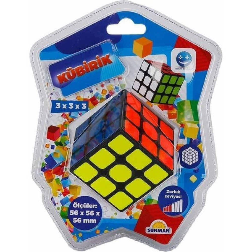 Sunman 2000309 Smile Games Kübirik 3X3X3 Zeka Küpü Oyun & Hobi Fiyatı