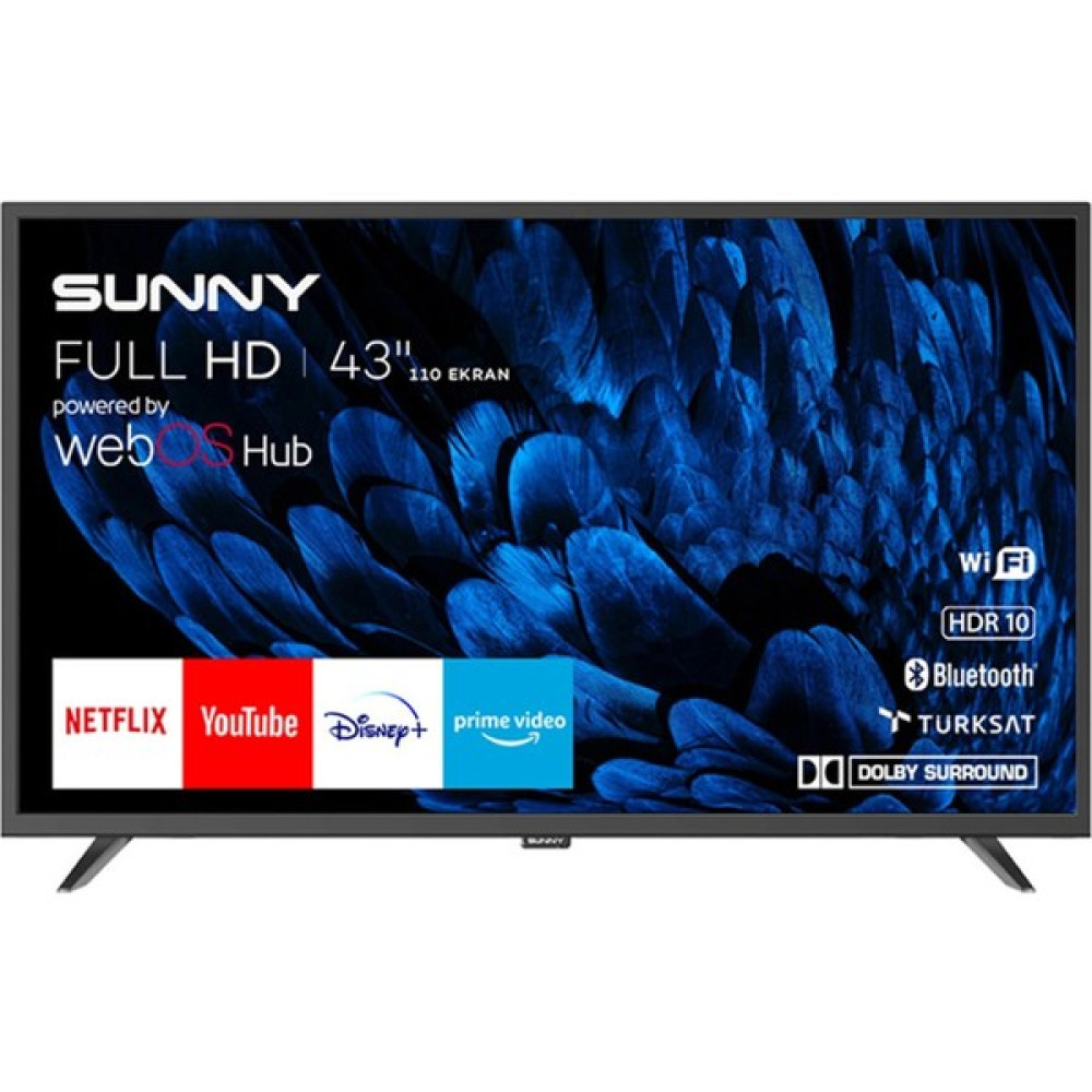 Sunny SN43DAL540 43'' 110 Ekran Full Hd Uydulu Wifi Smart Webos LED Tv Televizyonlar Fiyatı