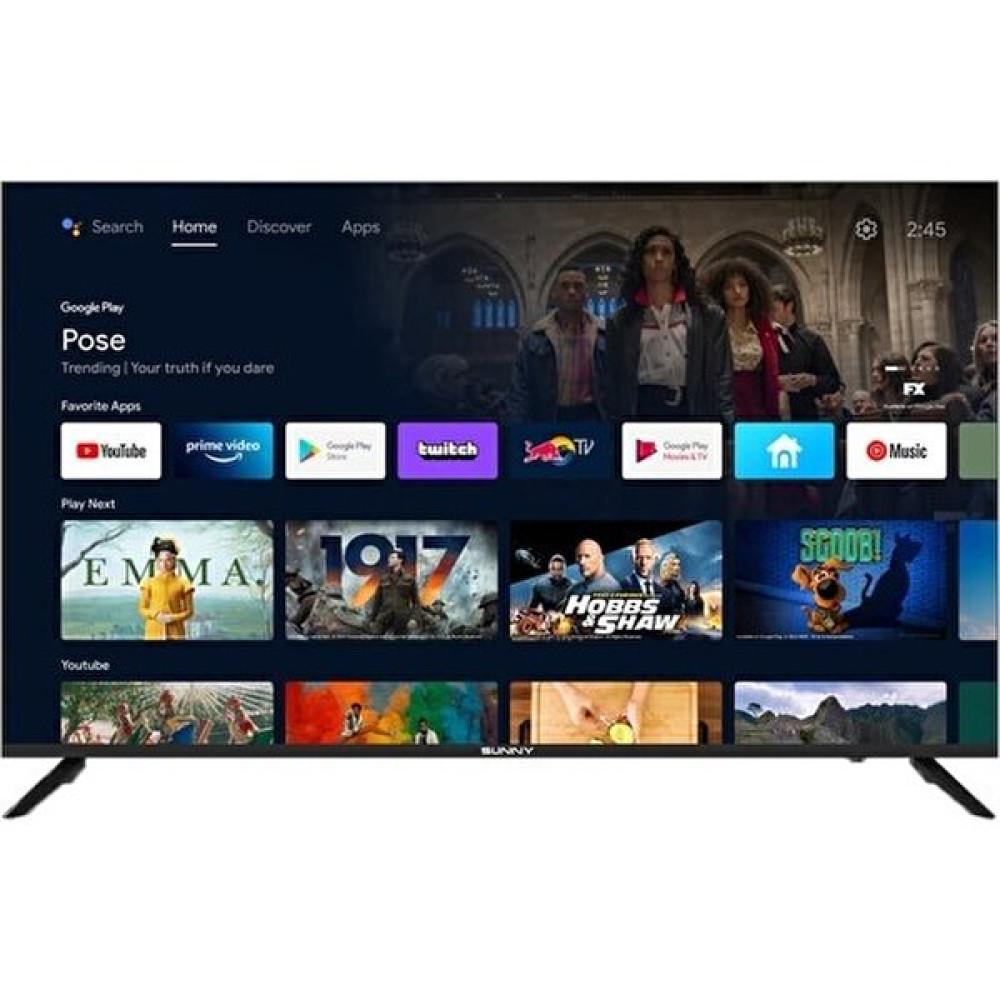 Sunny Sn50Fmn602 50" 127 Ekran Uydu Alıcılı 4K Ultra HD Google Smart LED Televizyon Televizyonlar Fiyatı
