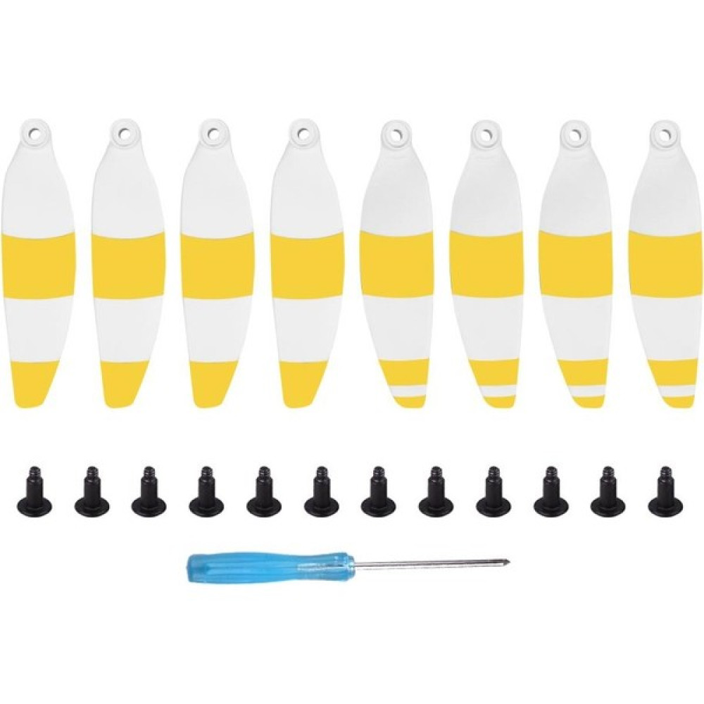 Sunnylife Djı Mini 2 Propellers 4726F Foldable Low Noise Propeller 8pcs Propellers + 12PCS Screws + 1pcs Screwdriver Sarı Drone Aksesuarları Fiyatı