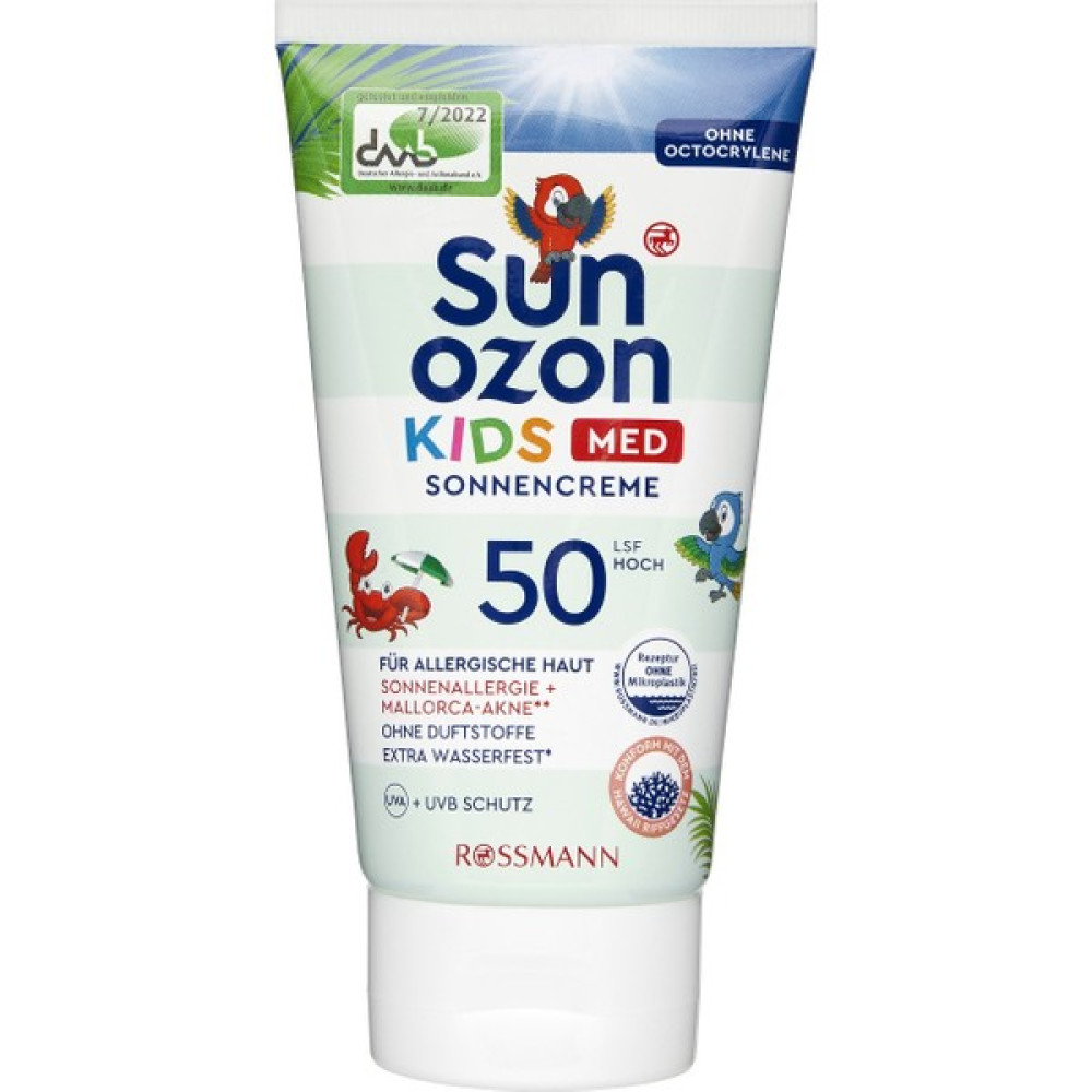 Sunozon Güneş Kremi SPF 50 Çocuklara Özel 150 ml Güneş Kremleri ve Losyonları Fiyatı