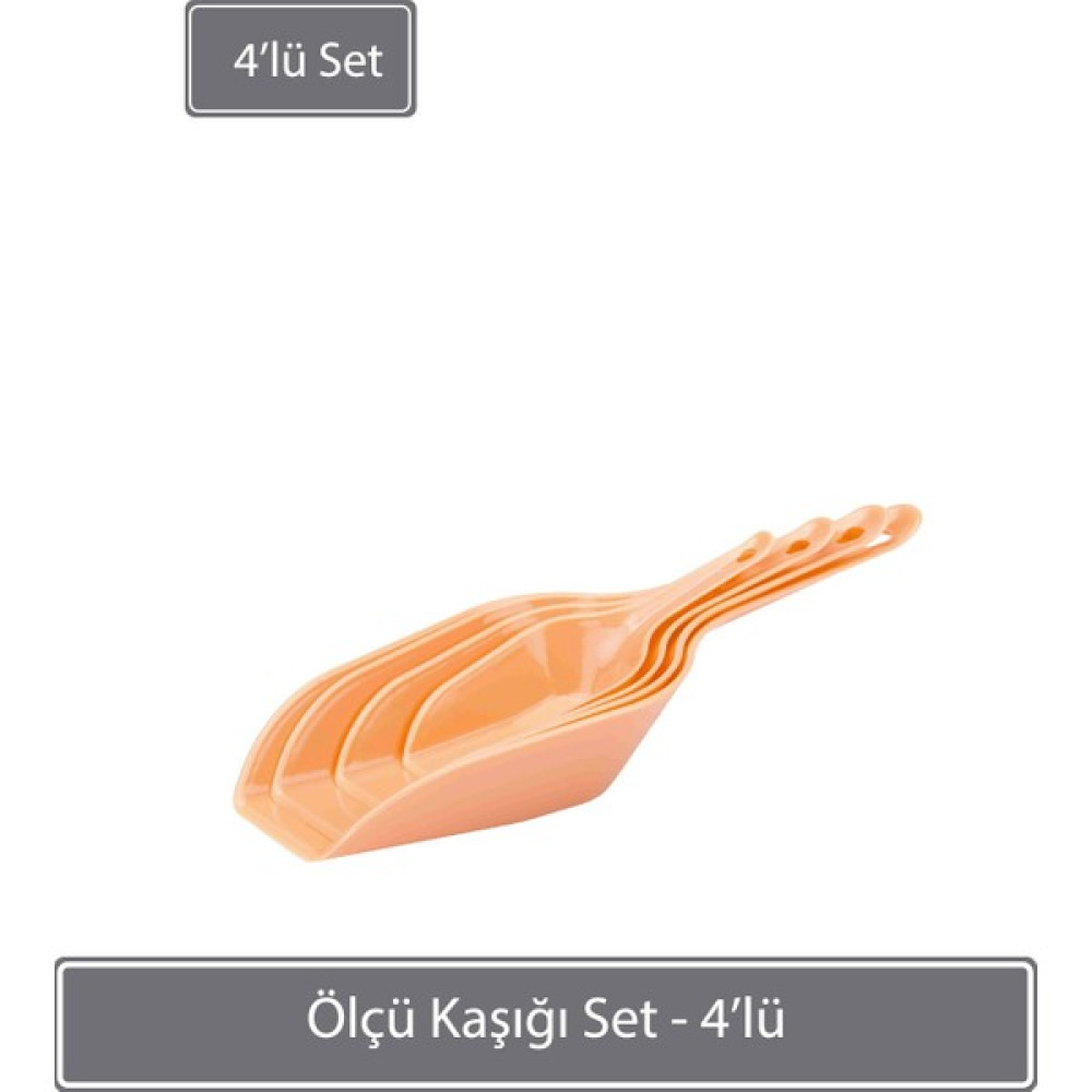 Sunplast Ölçü Kaşığı Set - 4lü - Turuncu Çatal / Kaşık / Bıçak Takımları Fiyatı