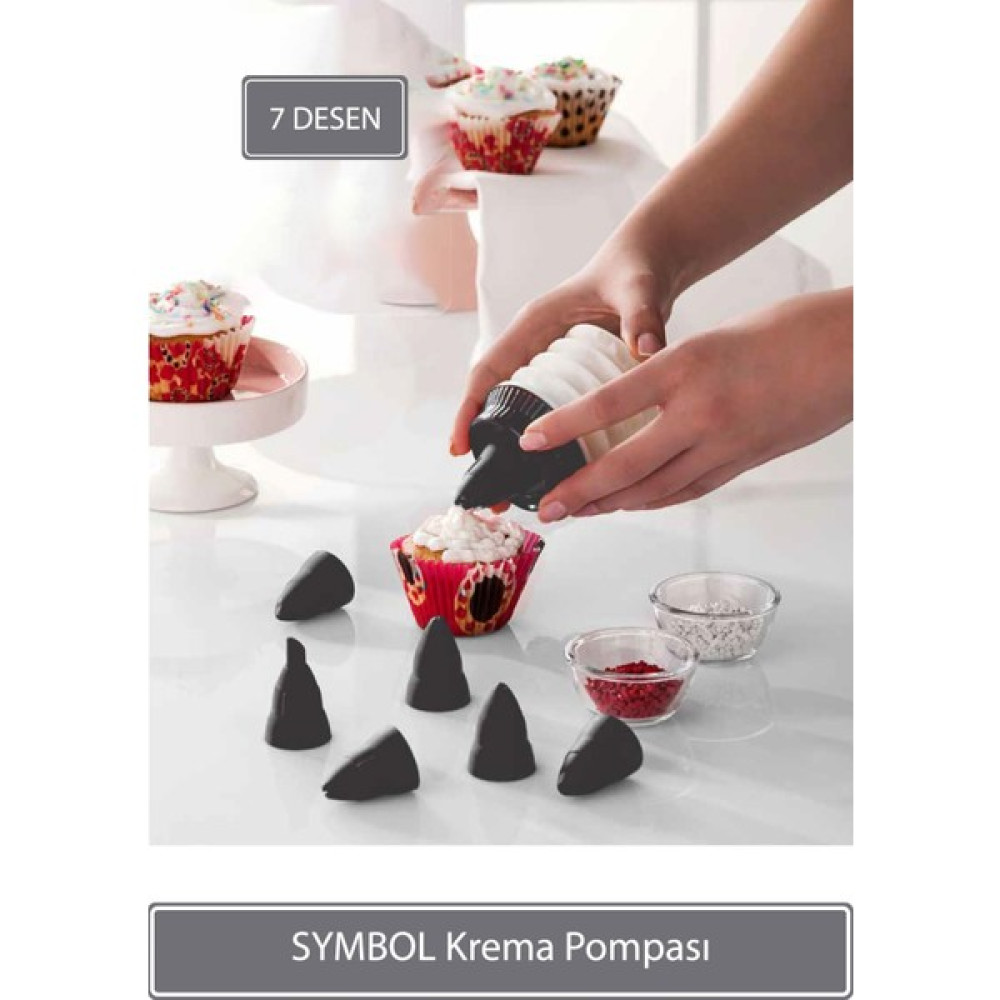 Sunplast Symbol Krema Pompası - Beyaz Kek Kalıpları Fiyatı