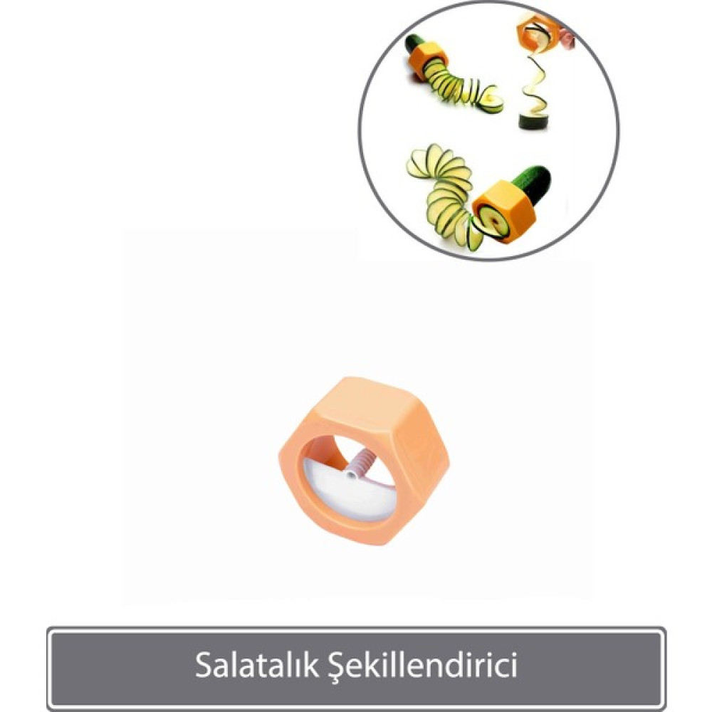 Sunplast Wow Salatalık Şekillendirici - Somon Pratik Mutfak Gereçleri Fiyatı