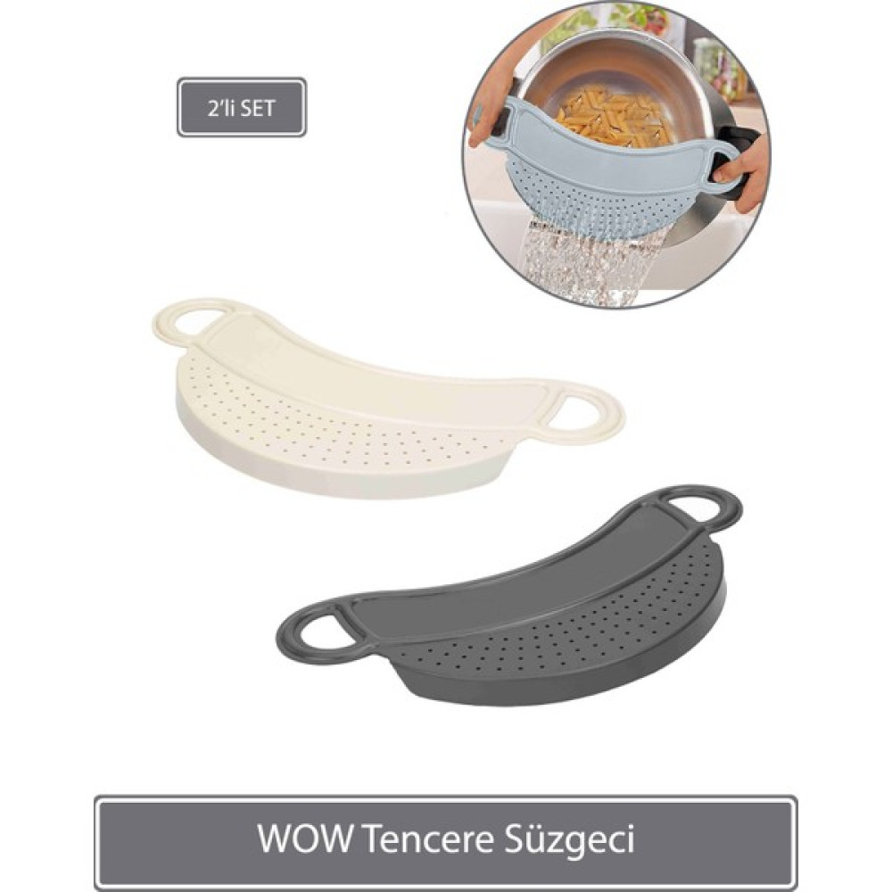 Sunplast Wow Tencere Süzgeci - 2li Set Mutfak Gereçleri Fiyatı