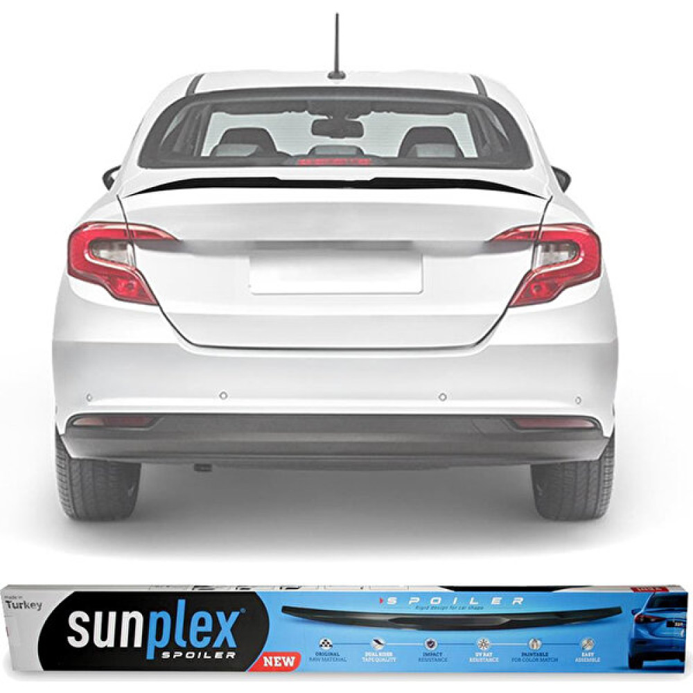 Sunplex Fiat Egea Bagaj Üstü Spoiler Piano Black Tuning - Modifiye Fiyatı