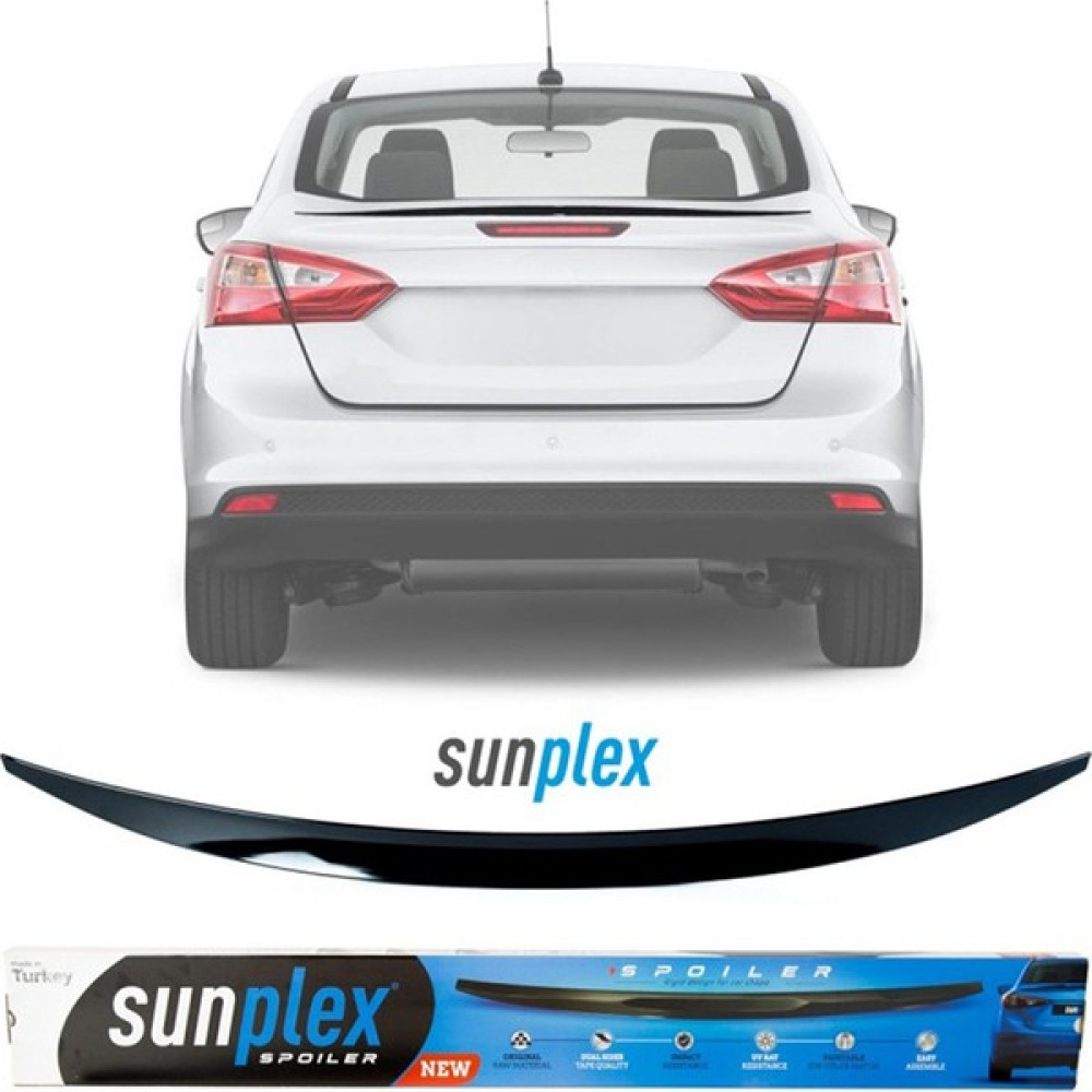 Sunplex Ford Focus 3 Bagaj Üstü Spoiler Piano Black Tuning - Modifiye Fiyatı