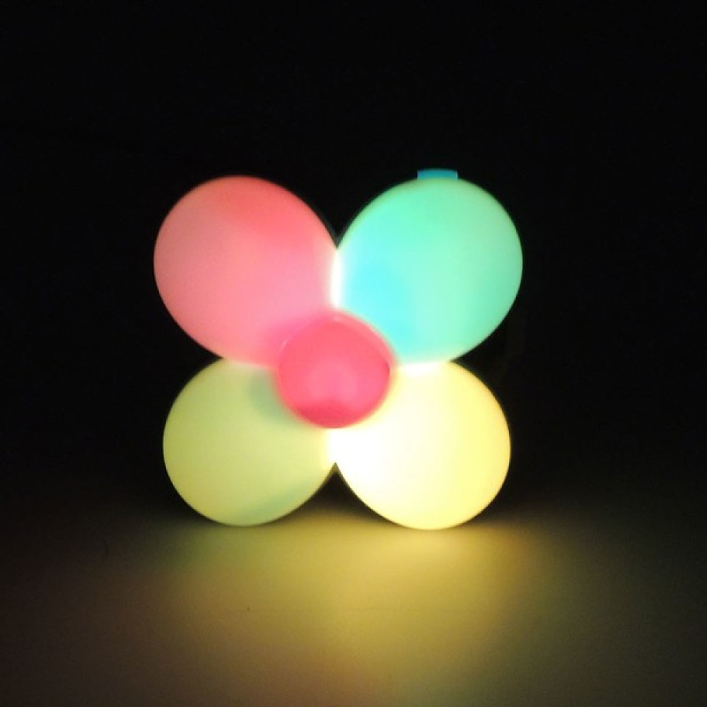 Sunplex Papatya Rgb LED Gece Lambası 0,5W Işıklı Fişli Fotosel Sensörlü 5 Adet - Renkli Gece Lambası Fiyatı