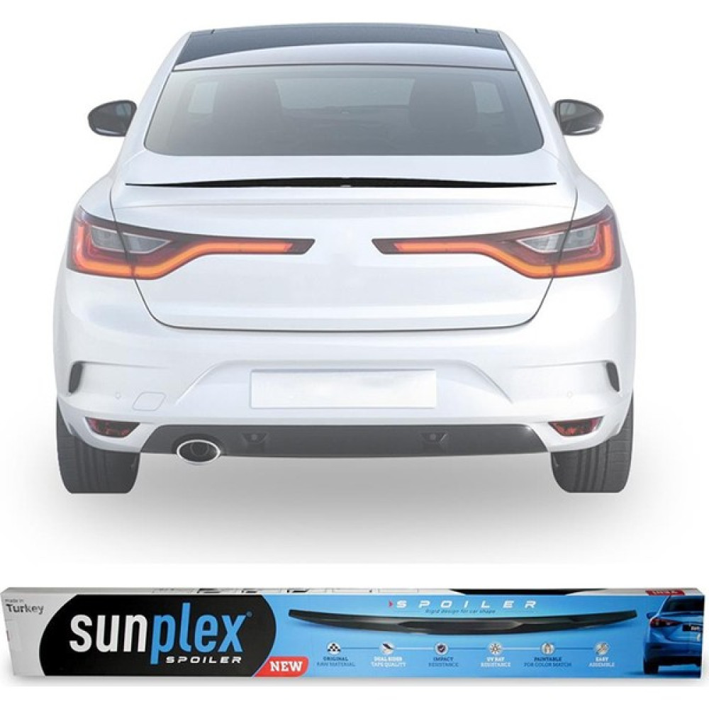 Sunplex Renault Megane 4 Bagaj Üstü Spoiler Piano Black Tuning - Modifiye Fiyatı