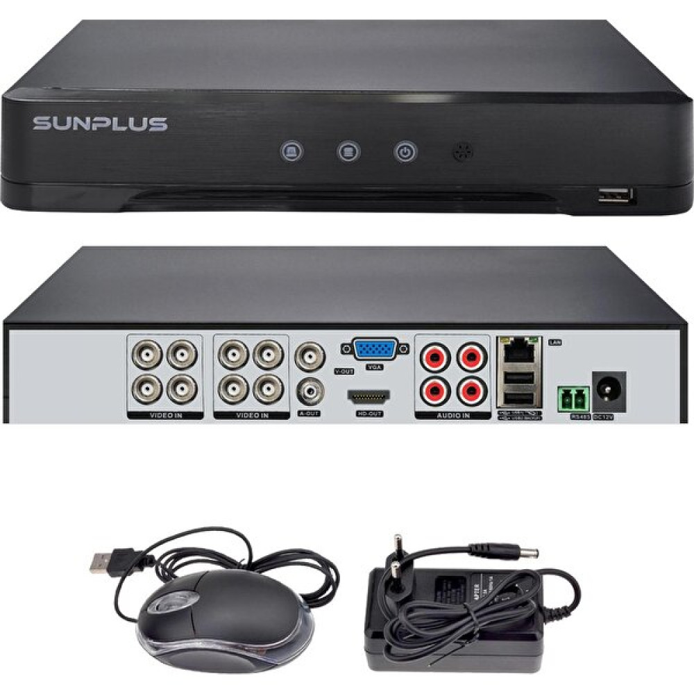 Sunplus Kayıt Cihazı Ahd Dvr 8 Kanal Wıfı 5mp 1080P H265 Xmeye Sunplus SP-8200 Güvenlik Kameraları Fiyatı