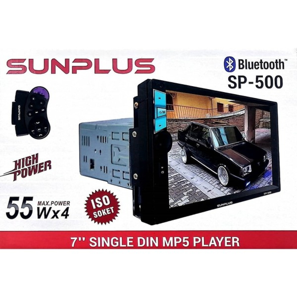 Sunplus SP-500 Tofaş Şahin Uyumlu 7''double Teyp Oto Teypleri Fiyatı
