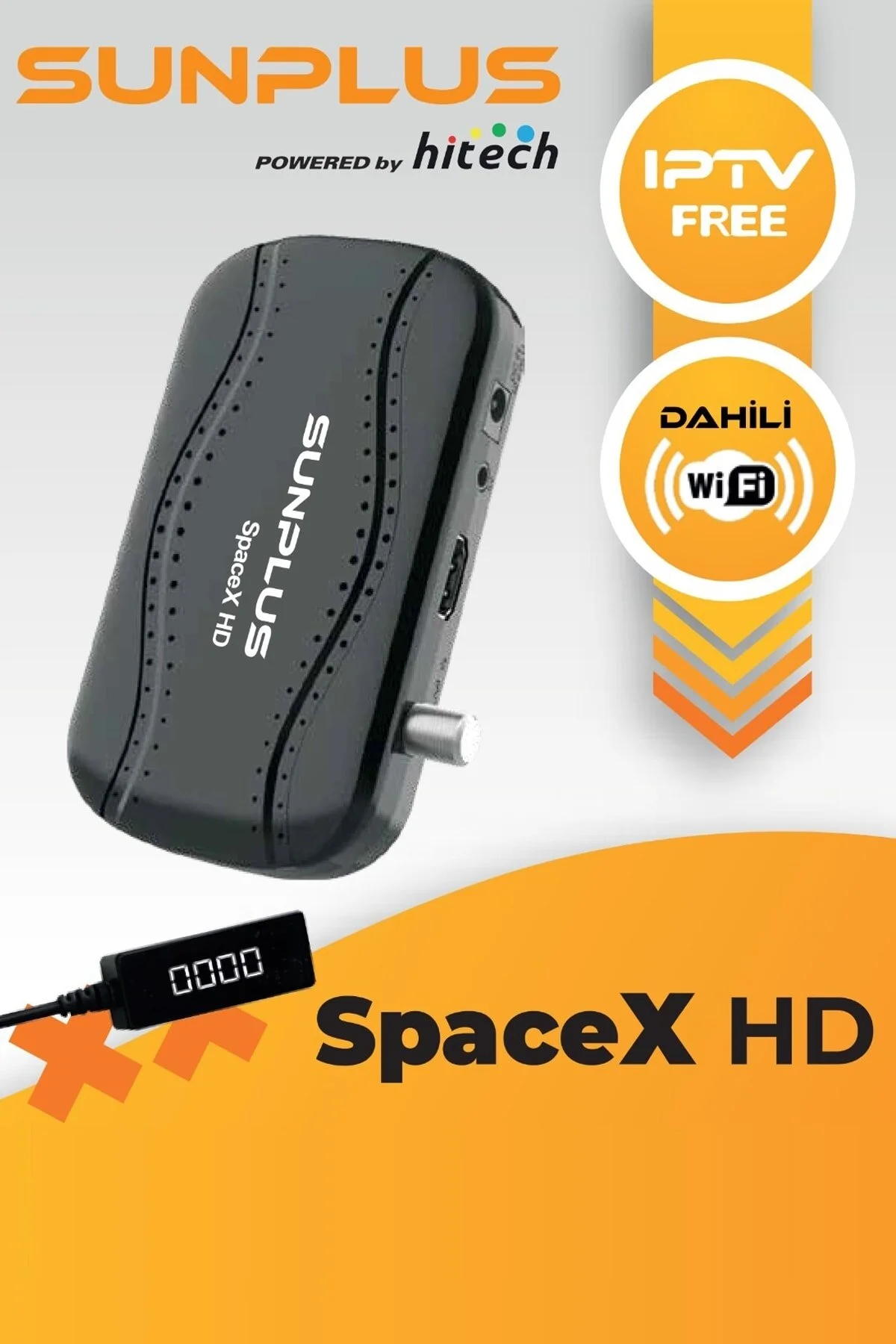 sunplus Spacex Çanaklı-çanaksız Dahili Wi-fi Full Hd Sinema Paketili Uydu Alıcısı Akıllı Kumanda" Uydu Alıcıları Fiyatı