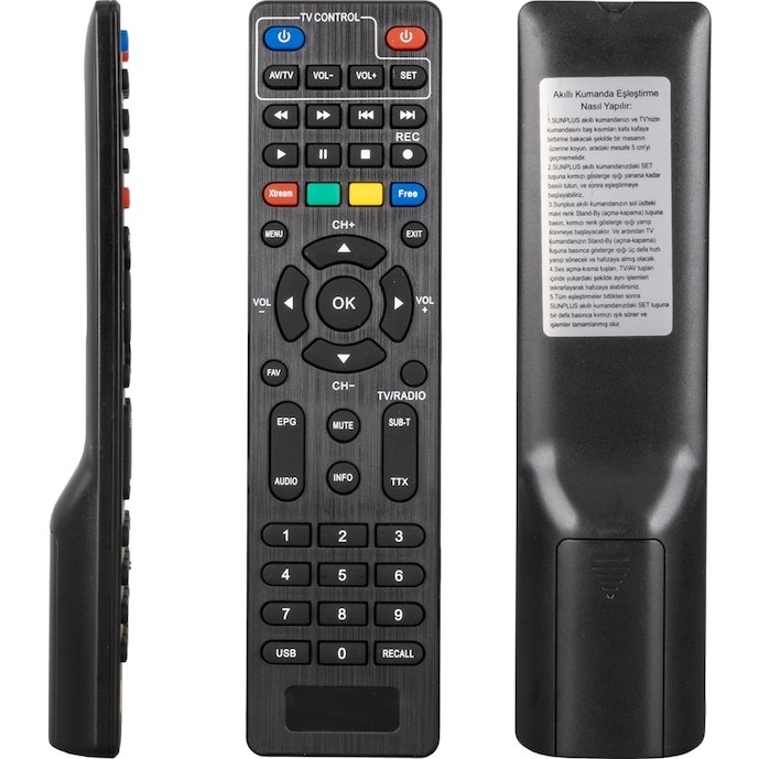 Sunplus Spacex Wifi Plus Hd Uydu Cihazı Kumandası TV Aksesuarları Fiyatı