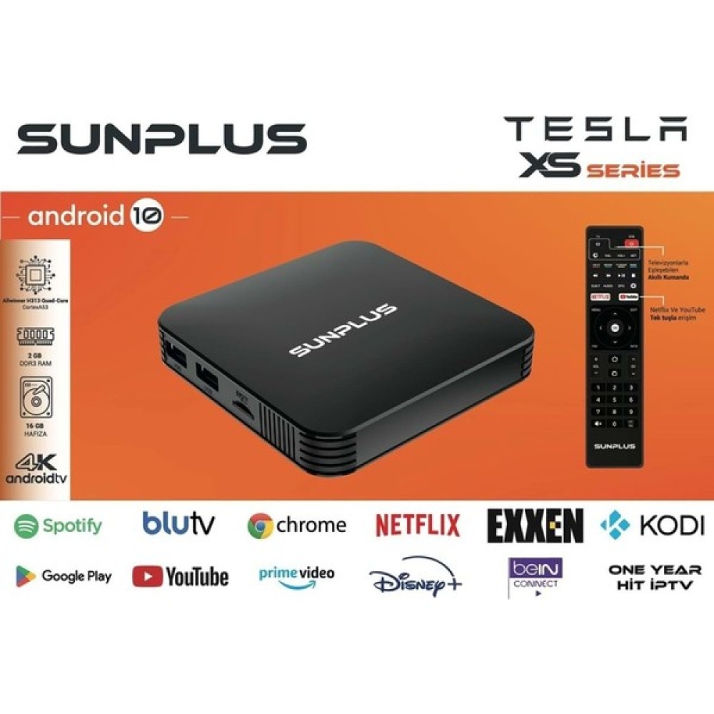 Sunplus Tesla XS Series Android TV Box Ev Sinema Receiverları Fiyatı