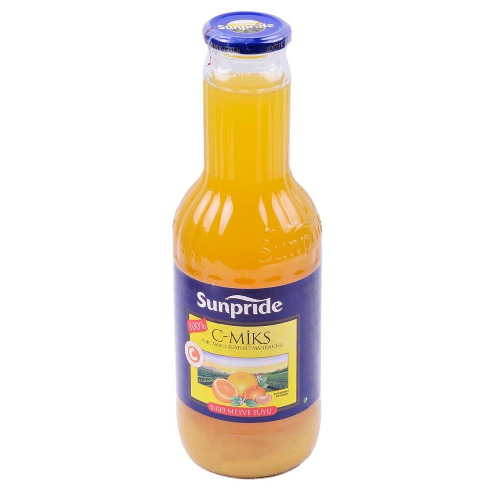 Sunpride C-Mix Cam Şişe 1 Litre Limonata ve Meyve suyu Fiyatı