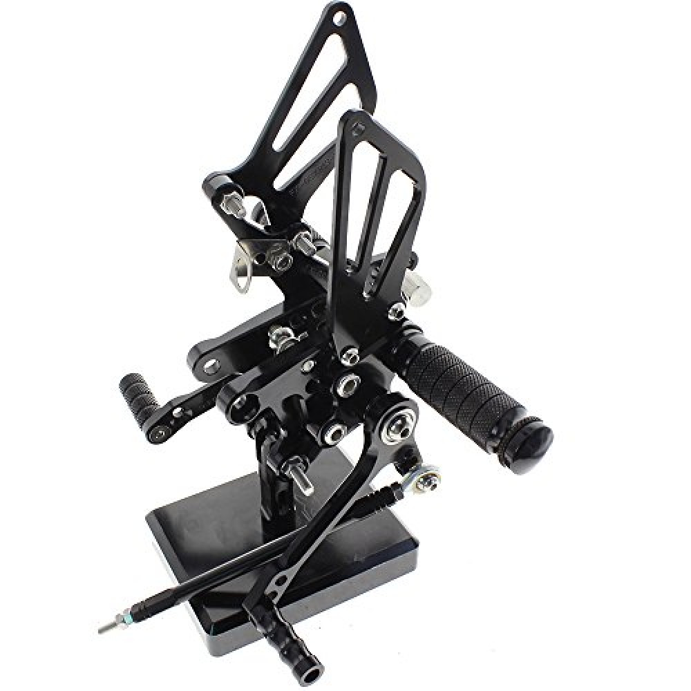 Sunrivery Motorcycle Rearsets Footpegs For GSXR750 GSX-R600 1996-2005,SV650/SV650S SV1000/S 1998-2014,GSXR1000 2000-2004