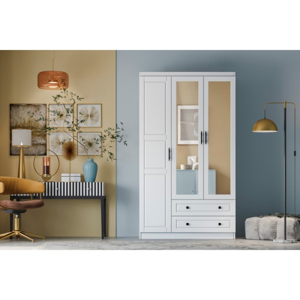 Sunroyal Concept Bahar 3 Kapak 2 Çekmece Gardırop Gardrop & Dolap Fiyatı