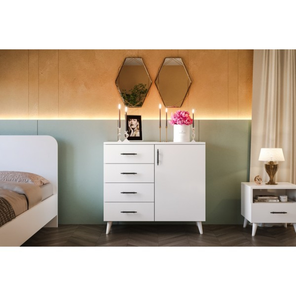 Sunroyal Concept Lavinia 4 Çekmeceli Şifonyer Şifonyer Fiyatı