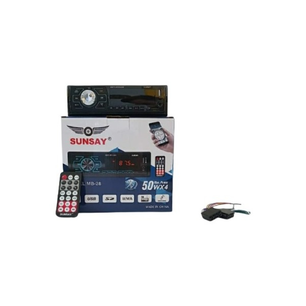 Sunsay Mb-28 Radyo Bluetooth + Usb/sd Kart Mp3 Çalar Teyp Oto Teypleri Fiyatı