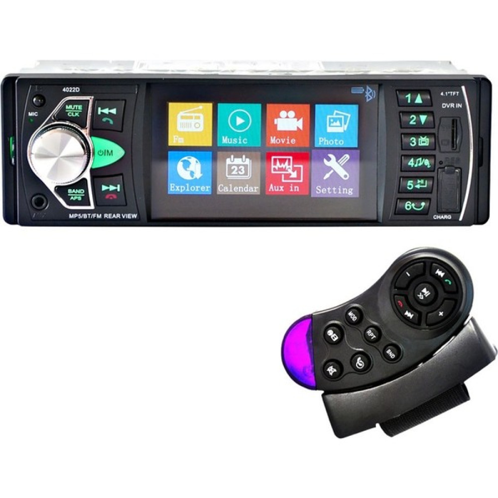Sunshinee Araba Hd 4.1 Inç Bluetooth Mp5 Çalar Geri Vites Ekranı Fm Radyo Evrensel 4022D + Direksiyon Uzaktan Kumanda (Yurt Dışından) - Siyah TV Aksesuarları Fiyatı