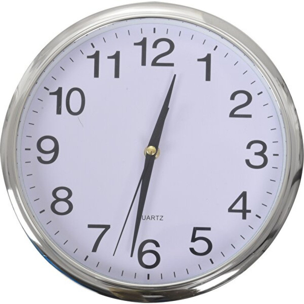 Sunshinee Timelike Klasik Vintage Yuvarlak Duvar Saati Modern Plastik Saat Kuvars Horloge Retro Saatler Duvar Saati-Gümüş (Yurt Dışından) - Gümüş Dekoratif Saat Fiyatı