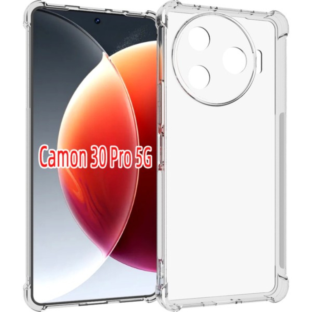 SUNShop Tecno Camon 30 Pro 5g Için Darbeye Dayanıklı Tpu Telefon Kılıfı (Yurt Dışından) - Şeffaf Cep Telefonu Kılıfı Fiyatı