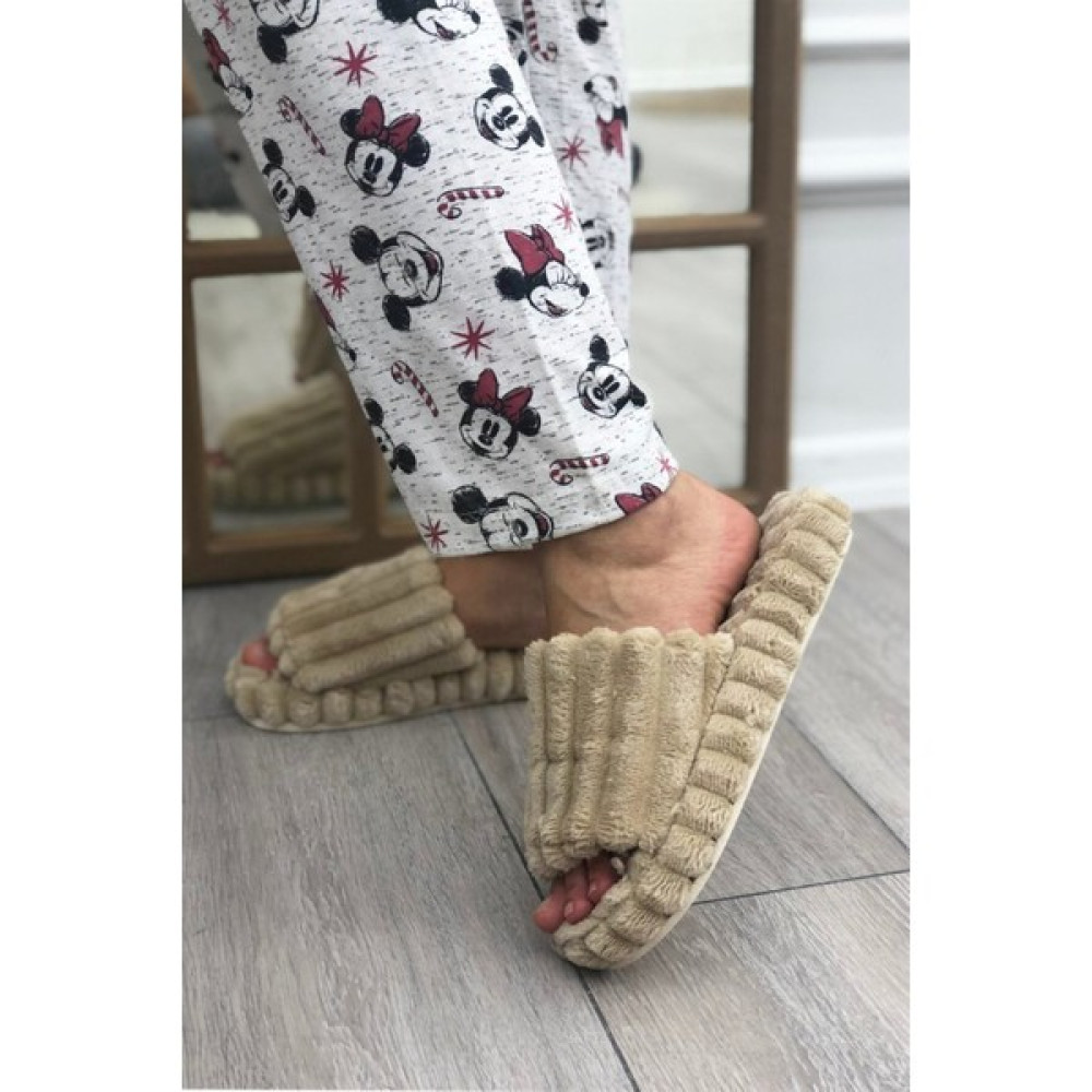 Sunstep Kışlık Kadın Desenli Yumuşak Taban Günlük Ev Terliği Kadın Terlikleri ve Sandaletleri Fiyatı