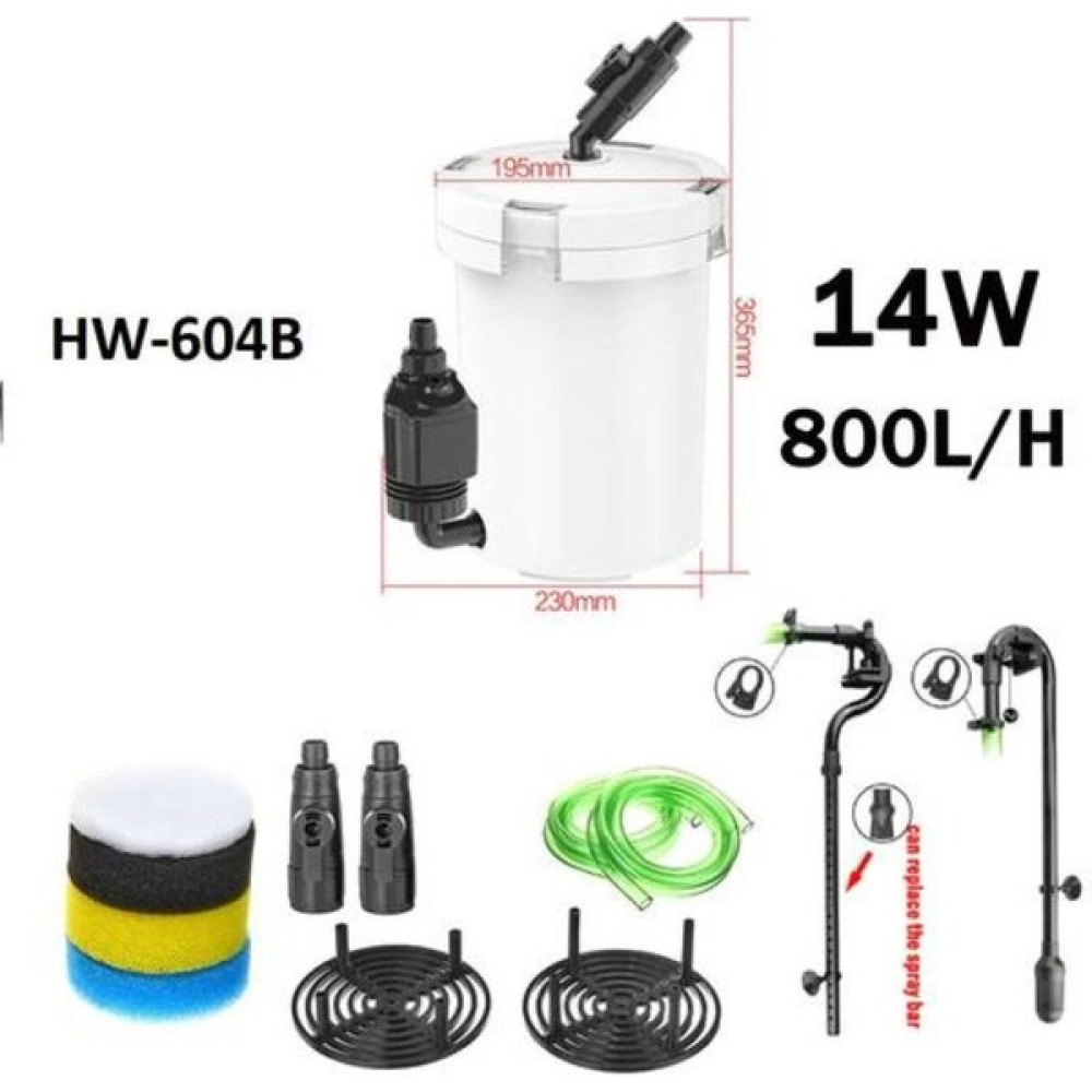 Sunsun HW-604B Akvaryum Dış Filtre Ultra Sessiz Evcil Hayvan Ürünleri Fiyatı