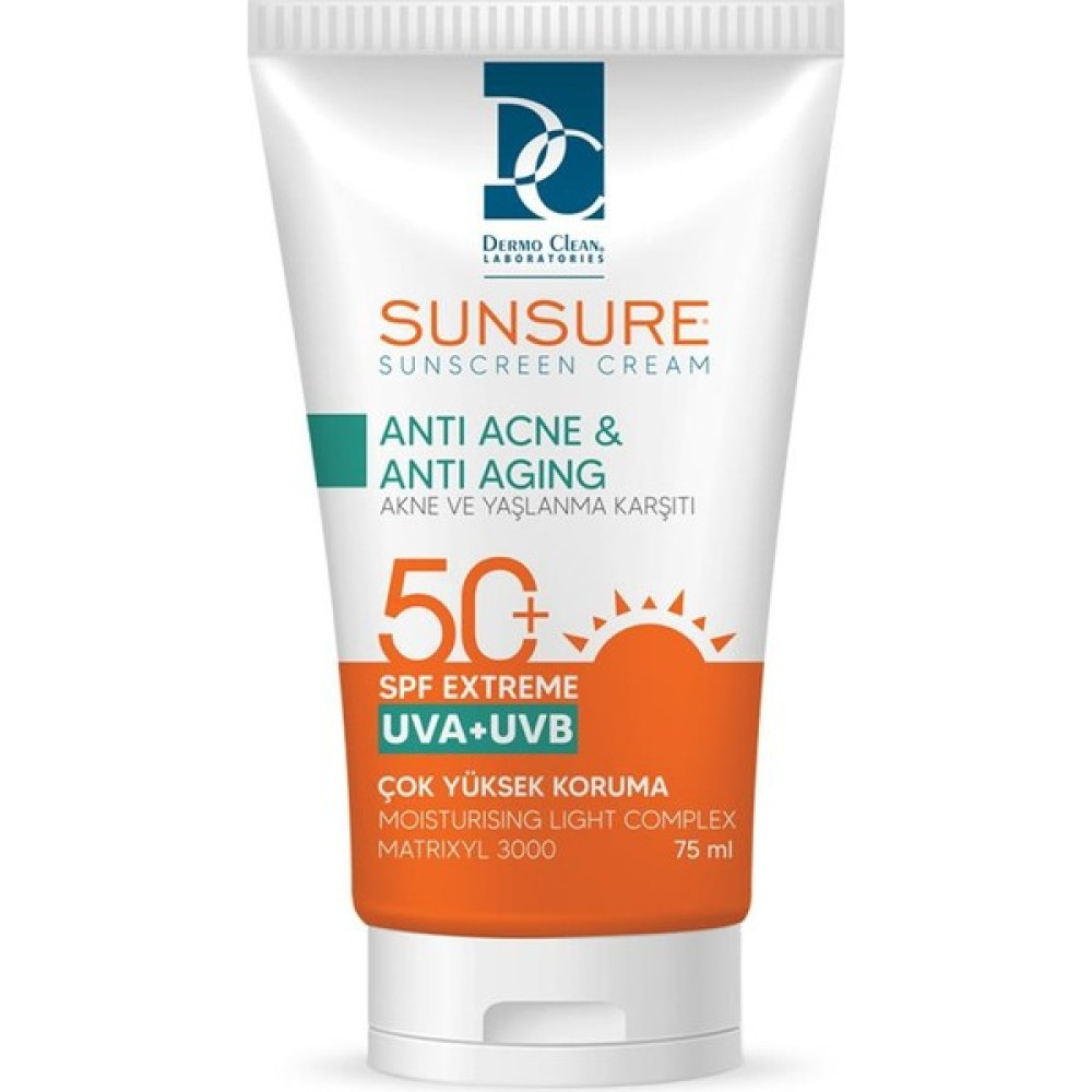Sunsure Anti Akneli Cilt Güneş Kremi Serisi 75 ml Güneş Kremleri ve Losyonları Fiyatı