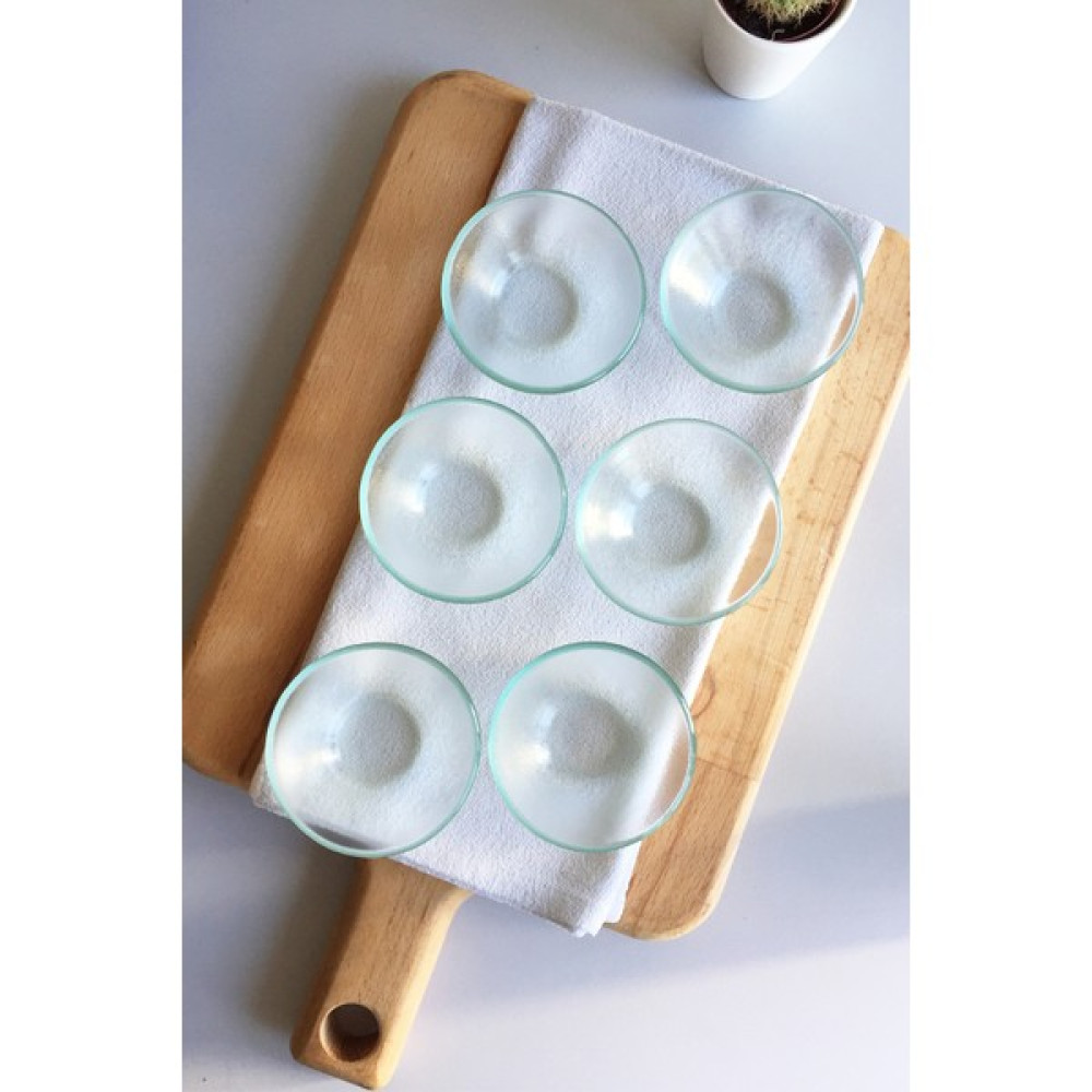 Sunu Natural 6'lı Mini Cam Kase/sosluk/reçellik/lokumluk-8,5cm - Şeffaf Kase Fiyatı