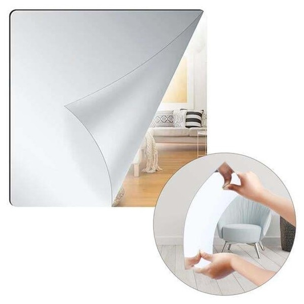 Sunup SN-24977 30X30CM Kendinden Yapışkanlı Esnek Pvc Duvar Aynası Panel Sticker Çıkartma Bebek Güvenlik Fiyatı