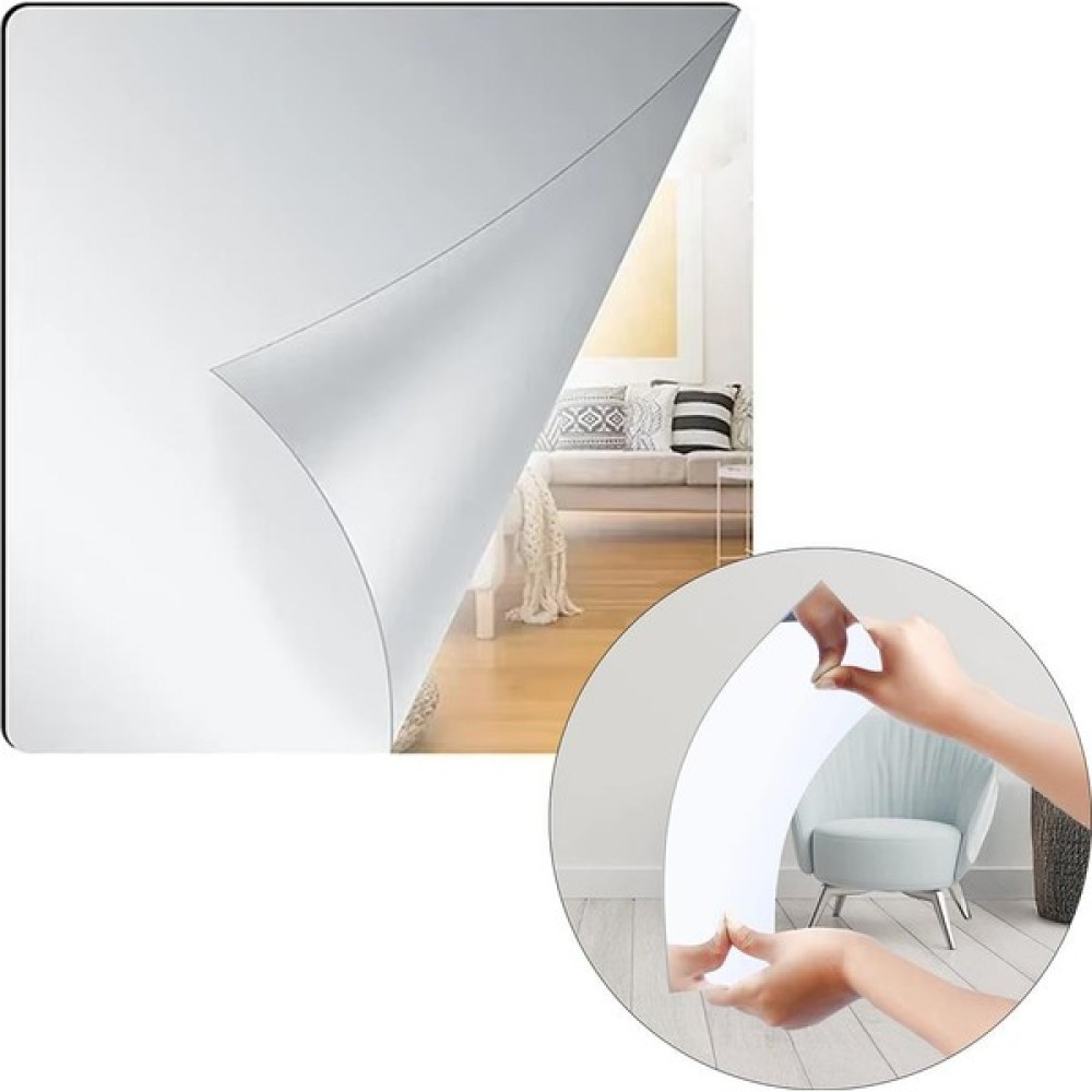 Sunup SN-24979 50X50CM Kendinden Yapışkanlı Esnek Pvc Duvar Aynası Panel Sticker Çıkartma Bebek Güvenlik Fiyatı
