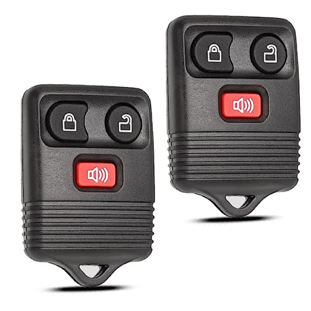 SUPALAND Key Fob Keyless Entry Fits for Ford F150 F250 F350 Explorer Expedition 1998-2016 / Ranger Escape Edge E150 Freestar/Lincoln Navigator Mazda 3 Button Remote Control Replacement CWTWB1U345