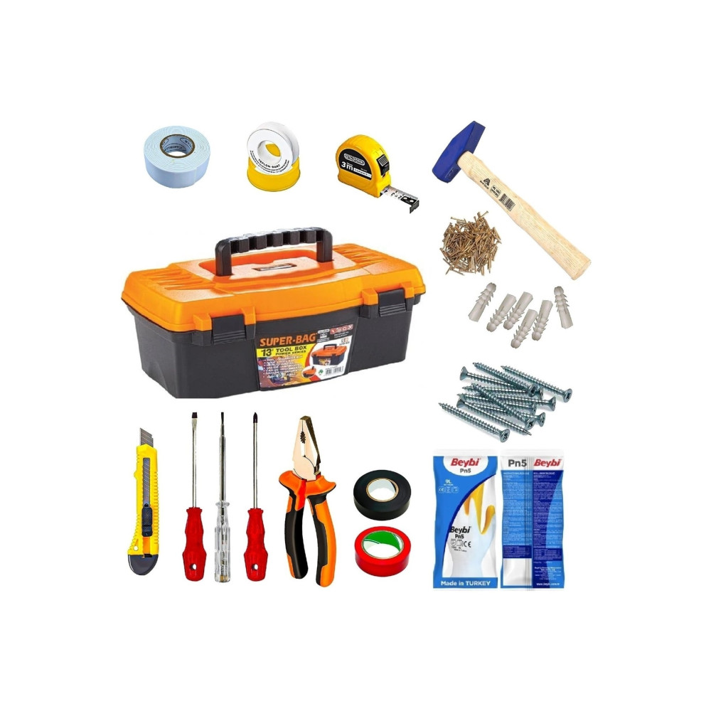 Süper Bag 213 Parça Dolu Takım Çantası Nalburiye & Hırdavat Fiyatı