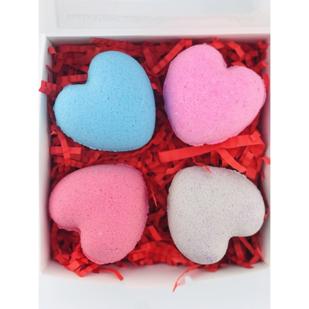Super Bath Bomb Banyo Bombası, Banyo Topu, Nem Topu Kalp Şekli 4 Adet Oto Boyaları Fiyatı