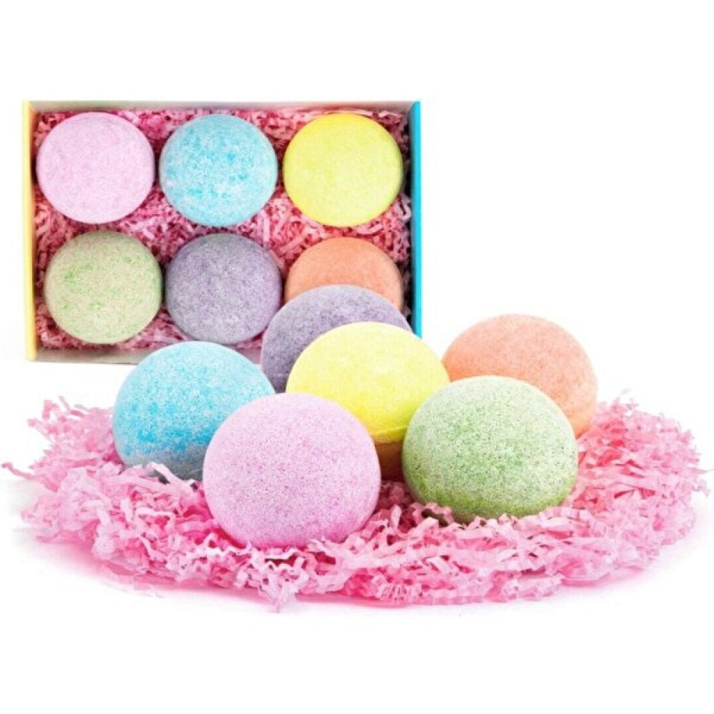 Super Bath Bomb Orta Boy Banyo Bombası, Nem Topu, Banyo Topu 6 x 80 gr Duş Jelleri ve Banyo Köpükleri Fiyatı