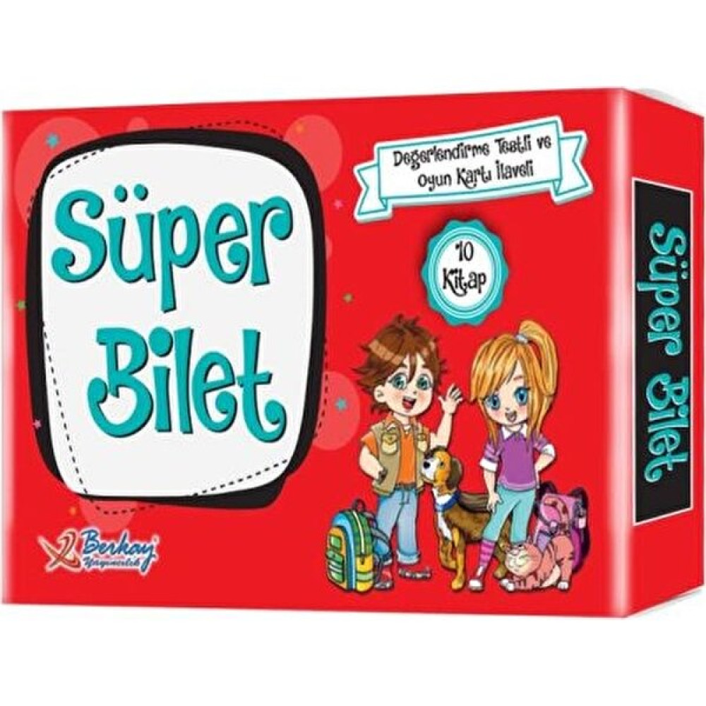 Süper Bilet Okuma Seti (10 Kitap) - ( 7- 12 Yaş ) Çocuk Öykü Fiyatı
