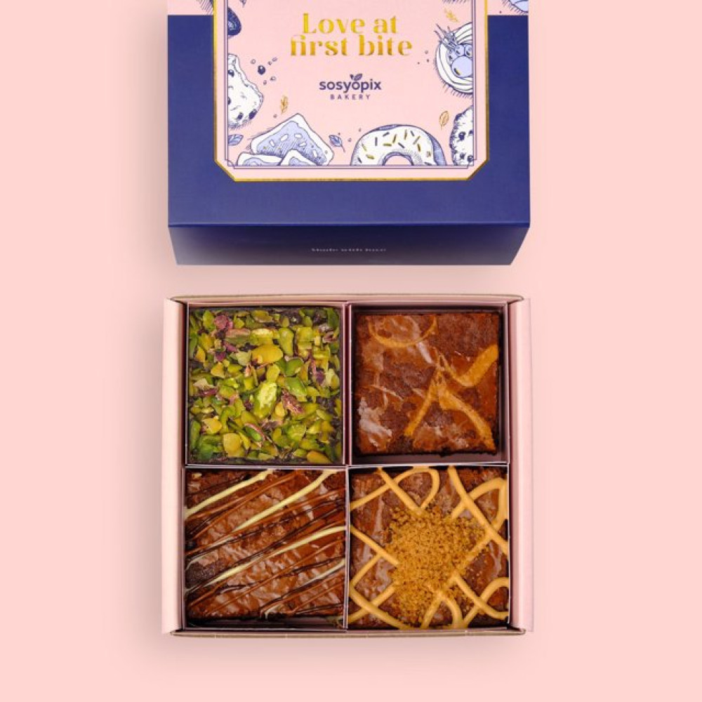 Süper Brownie Kutusu - 4 Adet