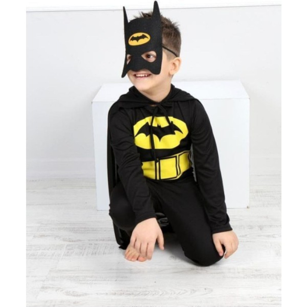 Süper Kahraman Kostüm - Batman Çocuk Kostüm - 3 - 4 Yaş - Siyah Oyuncak Fiyatı