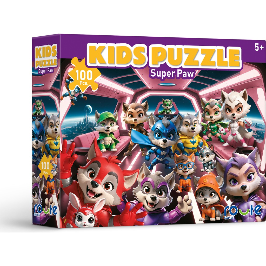 Süper Kahramanlar Çocuk Puzzle (100 Parça) 34×48 cm Anne Bebek Oyuncak Fiyatı