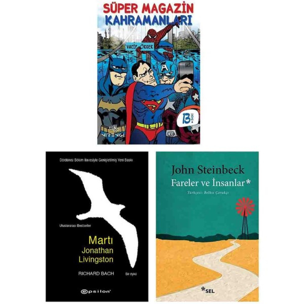 Süper Magazin K. - Martı Jonathan Livingston - Fareler Ve Insanlar Edebiyat Fiyatı