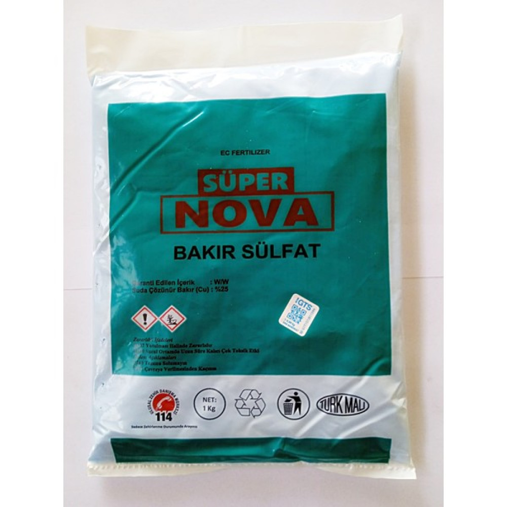 Süper Nova Bakır Sülfat Göz Taşı 1 kg Bitki Fiyatı