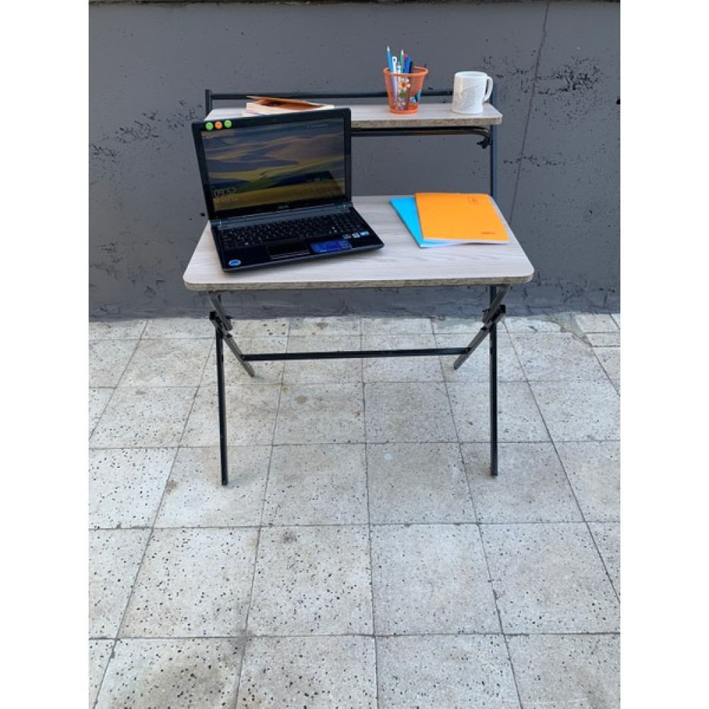 Süper Stores Çalışma Masası,katlanır Bilgisayar Masası, Bilgisayar Masası, Katlanır Masa, Masa - 63X83 - Ahşap Çalışma Masası Fiyatı