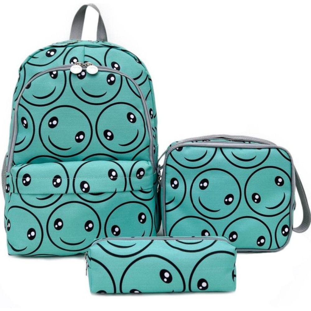Superbag Kız Erkek Çocuk İlkokul Çantası Smile Desenli Sırt Çantası Beslenmelik ve Kalemlik 3'Lü Set Okul Çantası Fiyatı